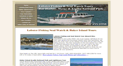 Desktop Screenshot of barharborlobsterboat.com
